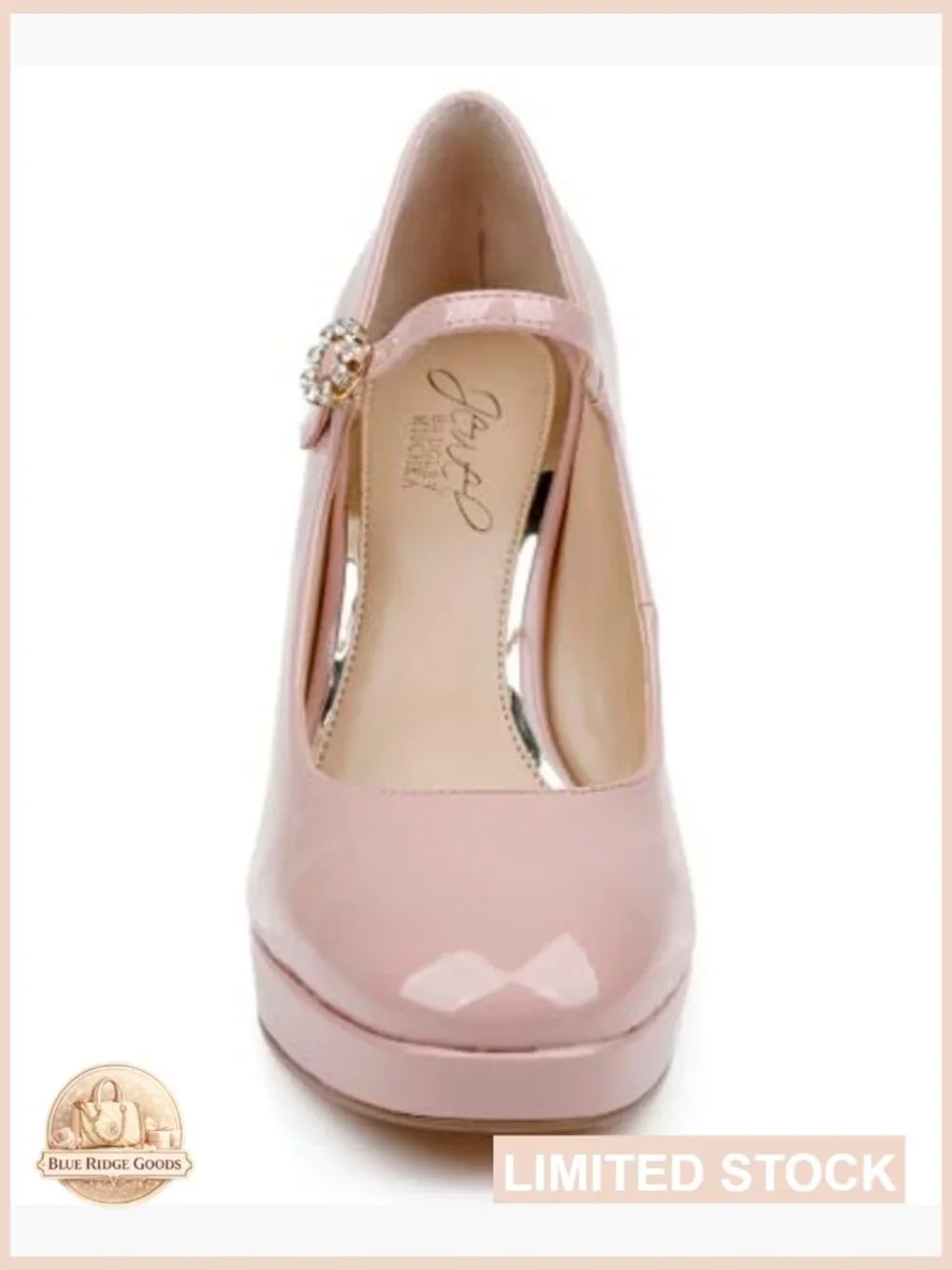 Patent Leather Mary Jane Platform Pumps with Block Heel